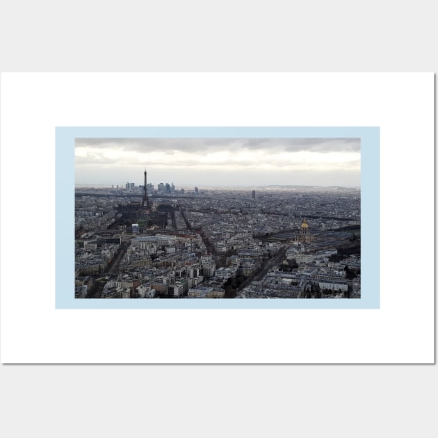 Paris View from the Montparnasse Tower Wall Art by BlackBeret